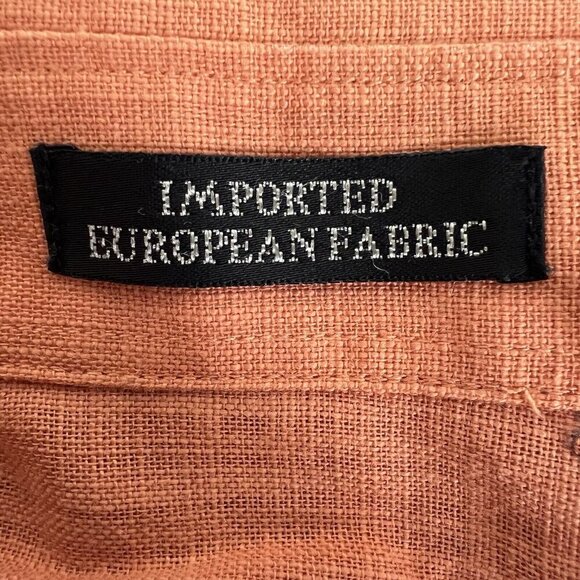 Vintage Tuttle Golf Collection Shirt Large Orange Button Up‎ Casual - Picture 7 of 9